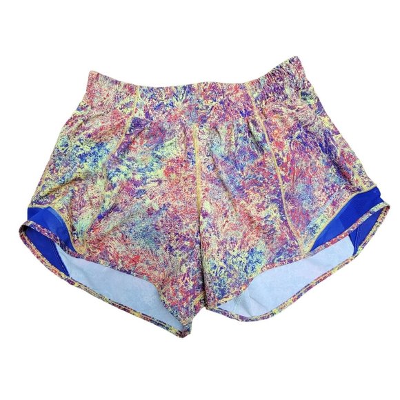 Lululemon Seawheeze 2019 Hotty Hot Short Long 4 Yellow Purple Multi Size 6